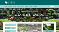 Desktop Screenshot of greatbritishgardens.co.uk