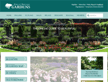 Tablet Screenshot of greatbritishgardens.co.uk